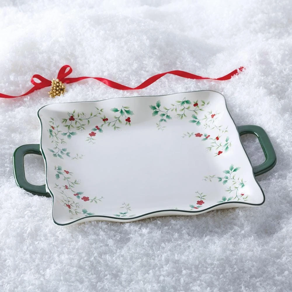 Winterberry® Square Handled Platter 4 Winterberry® Square Handled Platter - Image 2